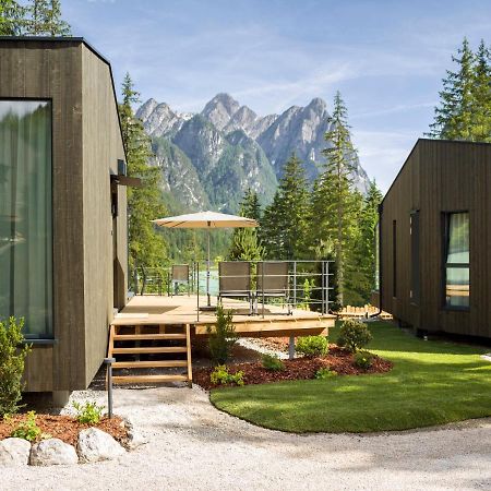Skyview Chalets Am Camping Toblacher See المظهر الخارجي الصورة