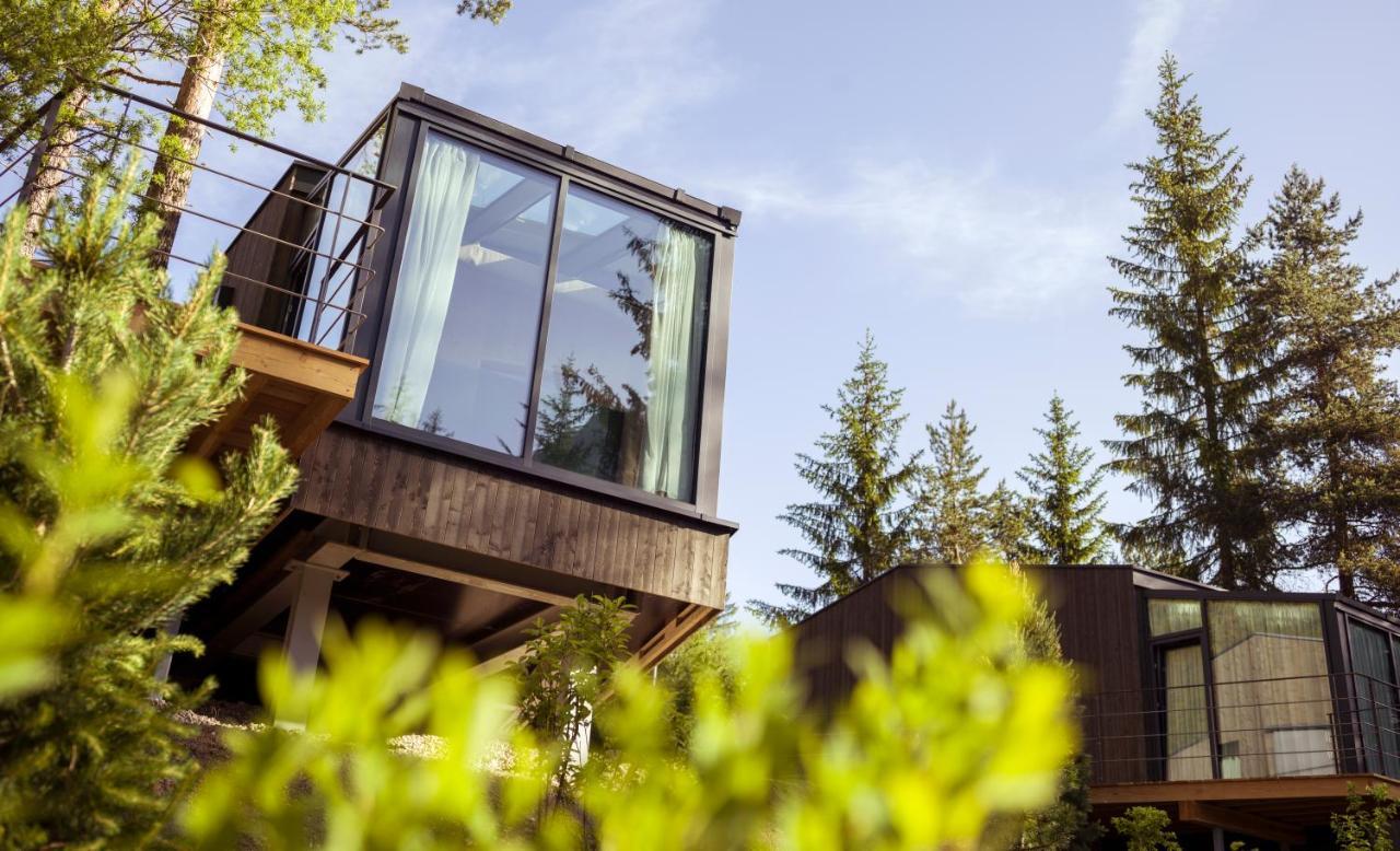 Skyview Chalets Am Camping Toblacher See المظهر الخارجي الصورة