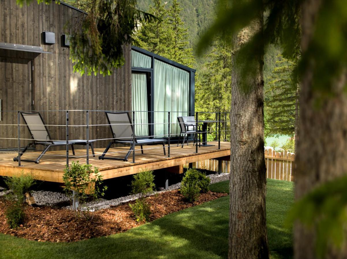 Skyview Chalets Am Camping Toblacher See المظهر الخارجي الصورة